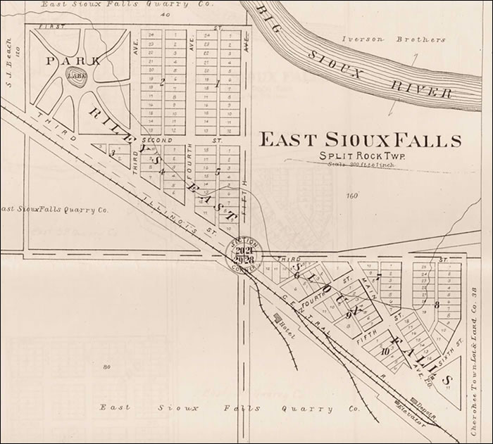 1903 Town Plat Map